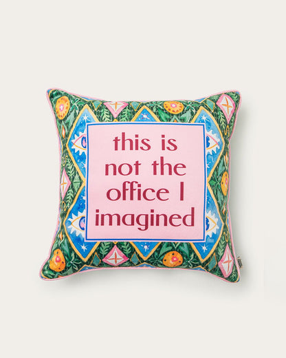 this is not the office I imagined pillow - Starry Skies Austin