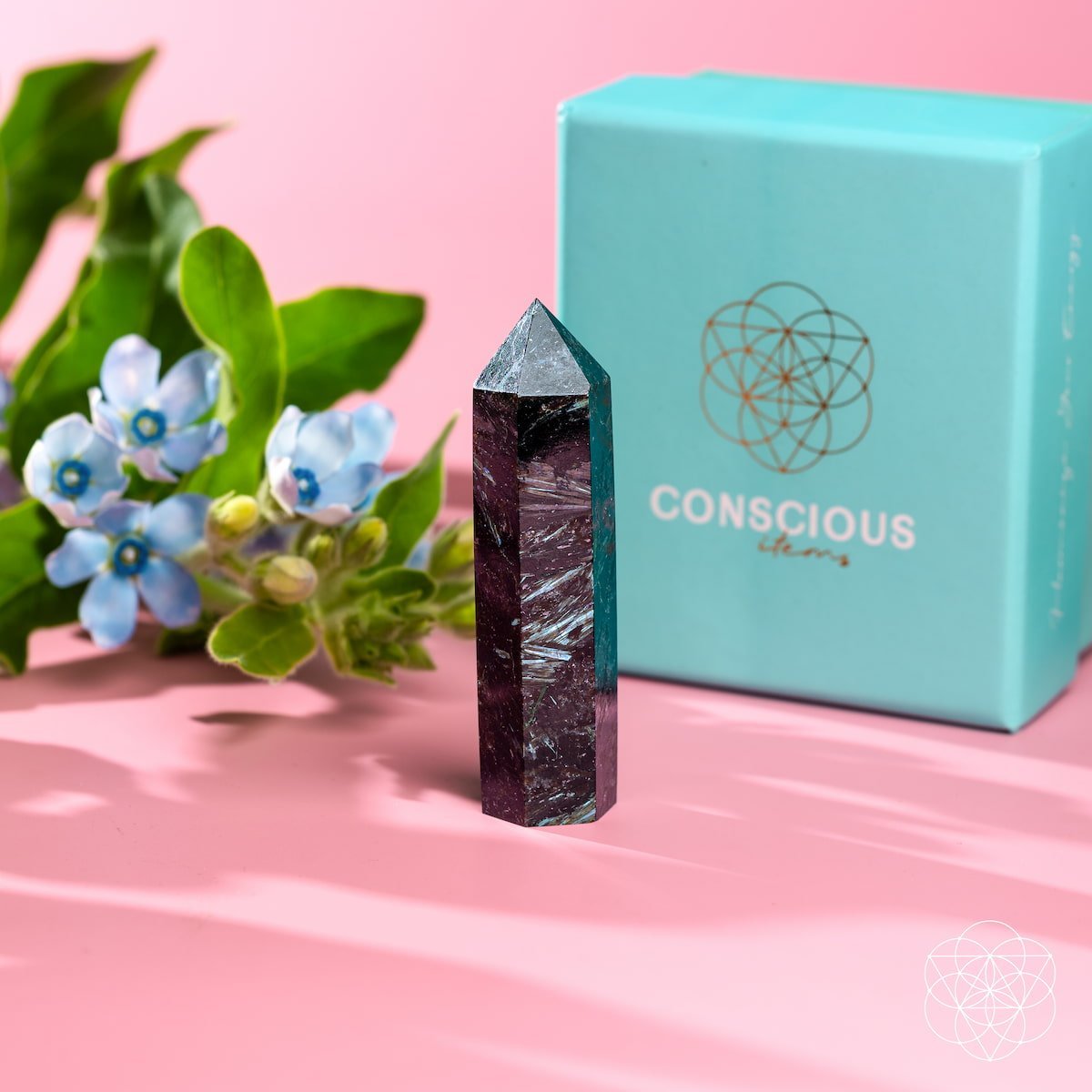 This Is Your Breakthrough – Rare Arfvedsonite Point - Starry Skies Austin