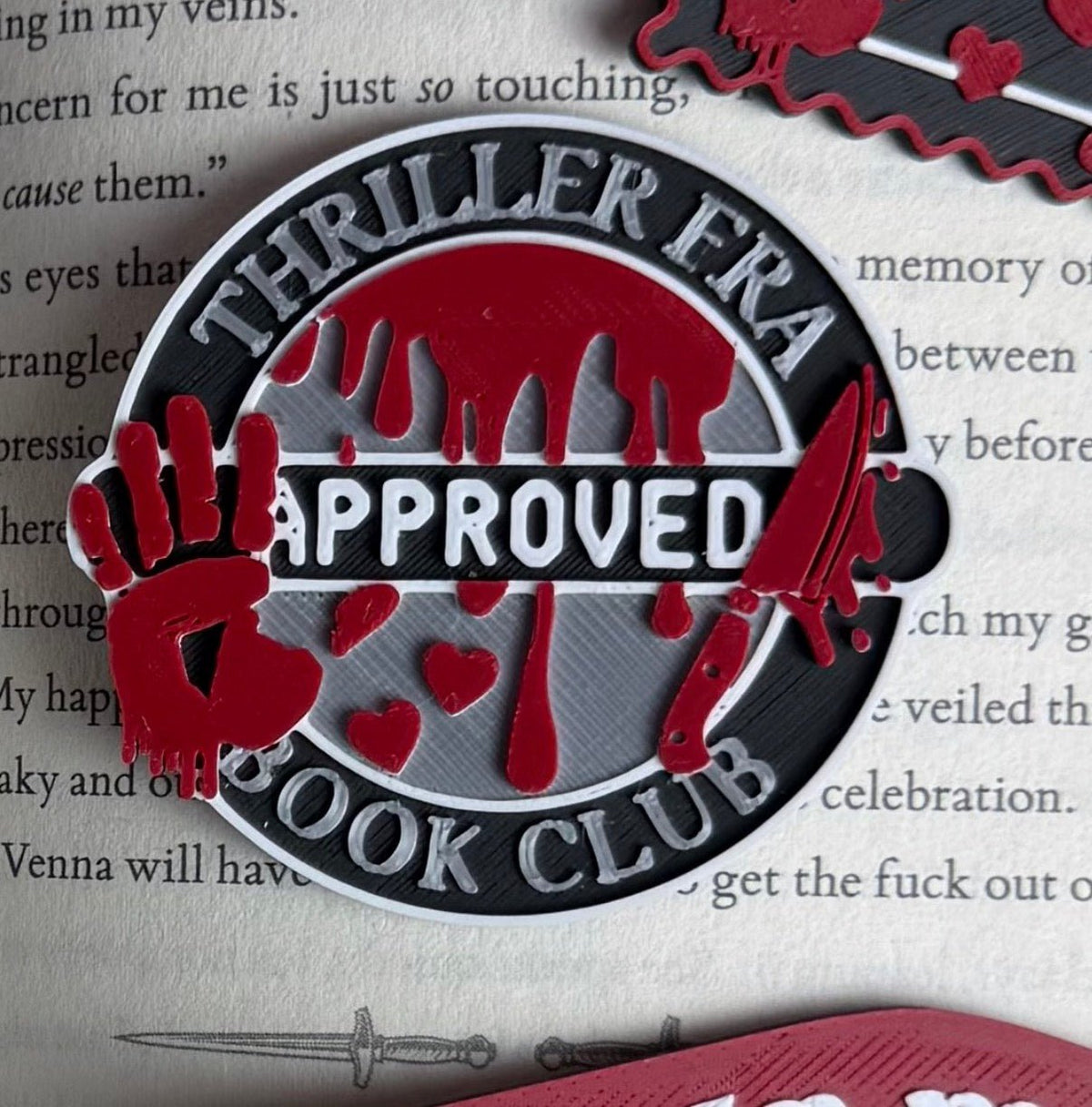 Thriller Era Book Club 3D Printed Collapsible Grip - Starry Skies Austin