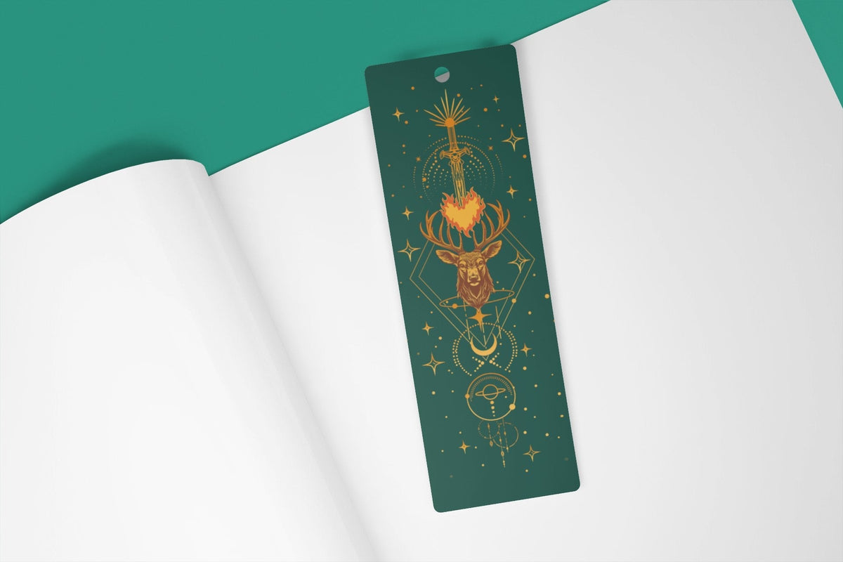 Throne of Glass Symbols Metal Bookmark - Starry Skies Austin
