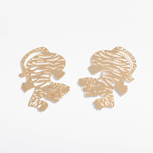 Tiger Earrings - Starry Skies Austin