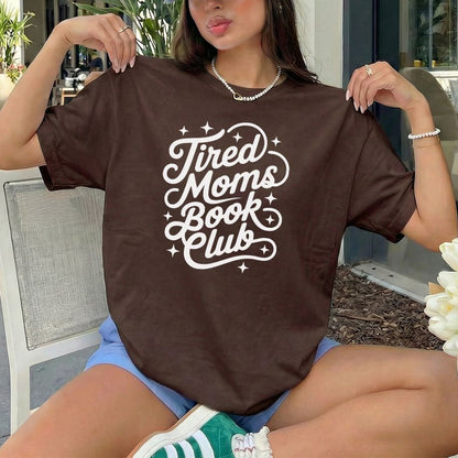 Tired Moms Book Club Gildan Softsyle Shirt - Starry Skies Austin