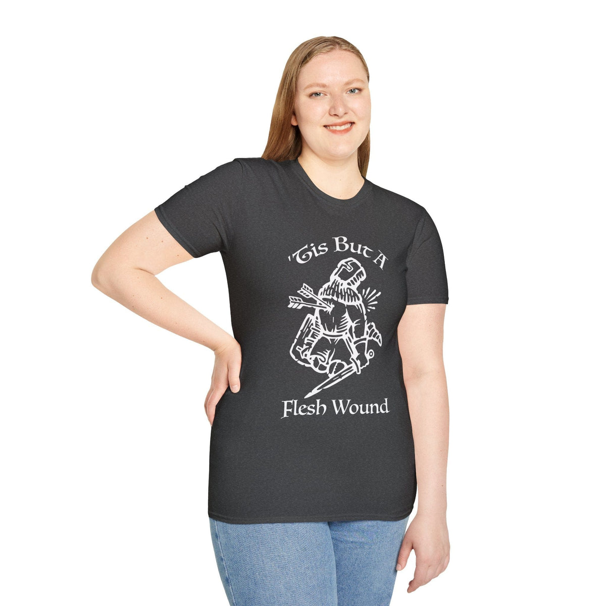 ’Tis But A Flesh Wound T-Shirt - Starry Skies Austin