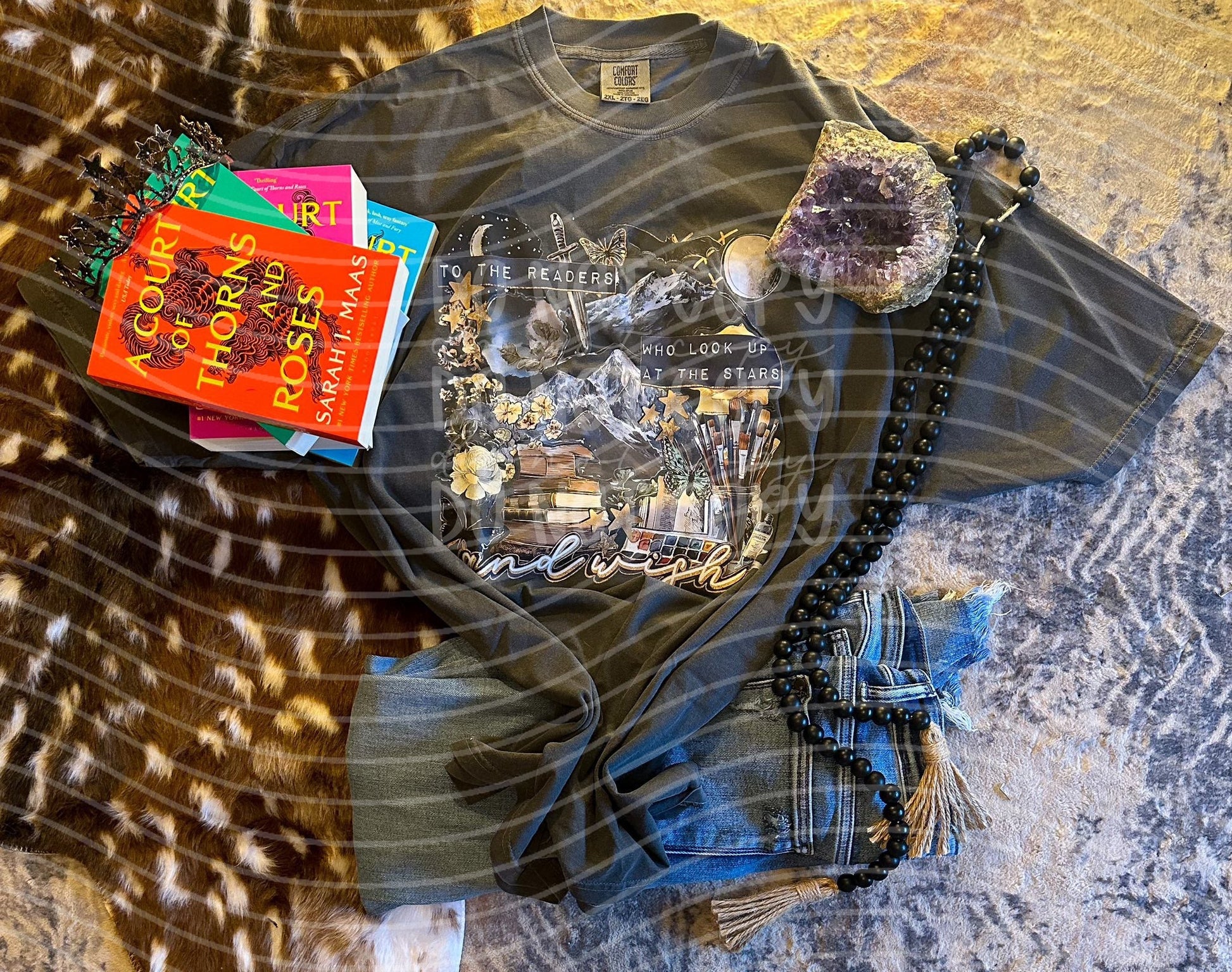 To the Readers Graphic Tee - Starry Skies Austin