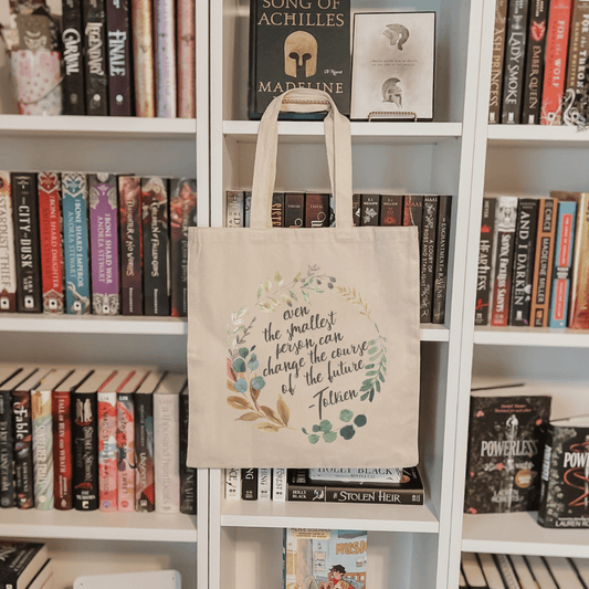 Tolkien Quote Sublimated Canvas Tote Bag - Starry Skies Austin