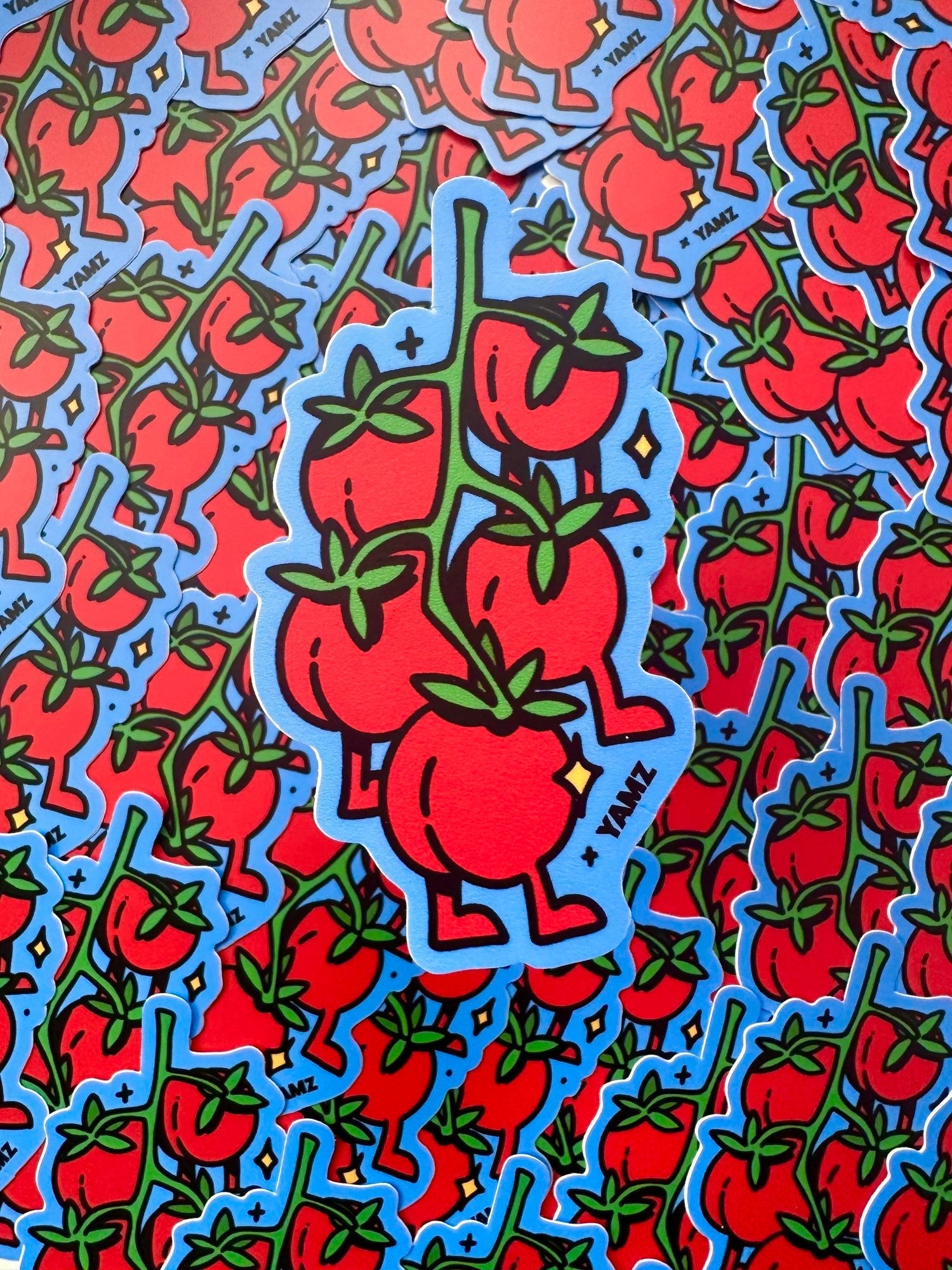 Tomato Butts Sticker - Starry Skies Austin