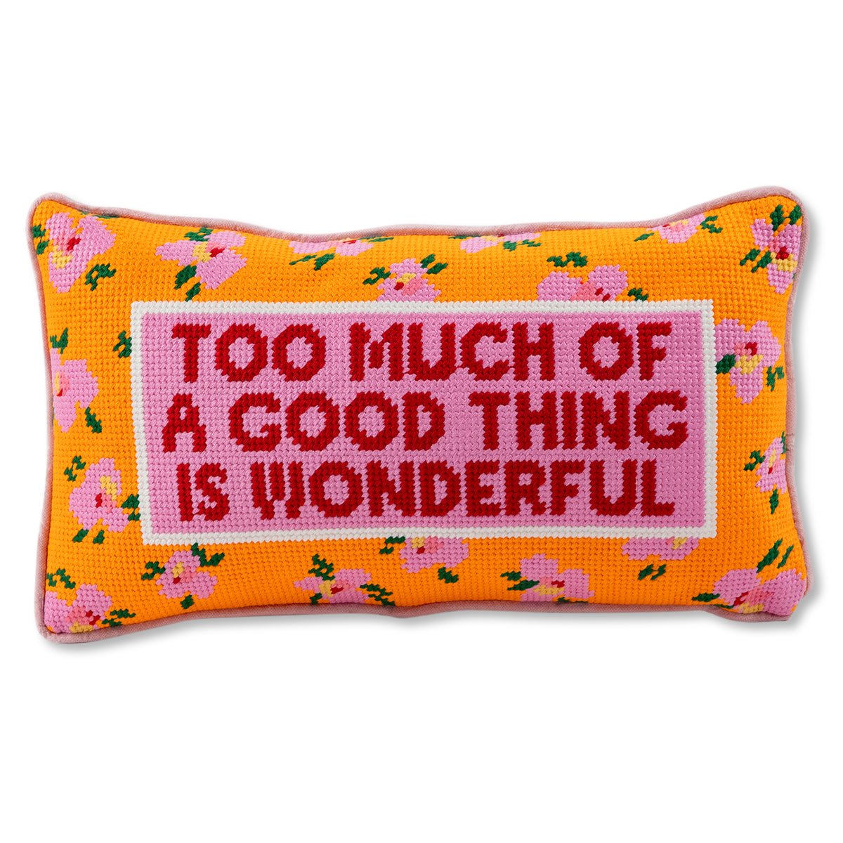 Too Much Needlepoint Pillow - Starry Skies Austin