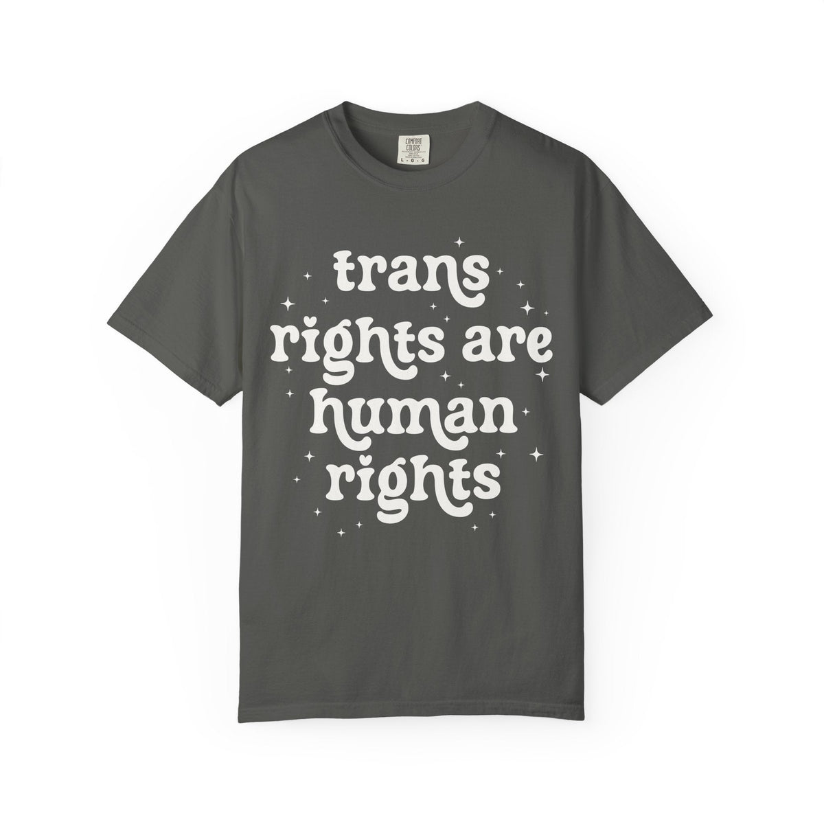 Trans Rights are Human Rights Tee - Starry Skies Austin