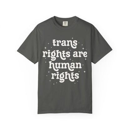 Trans Rights are Human Rights Tee - Starry Skies Austin