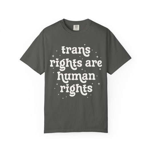 Trans Rights are Human Rights Tee - Starry Skies Austin