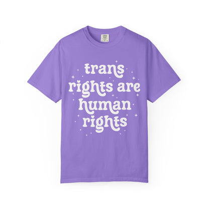 Trans Rights are Human Rights Tee - Starry Skies Austin