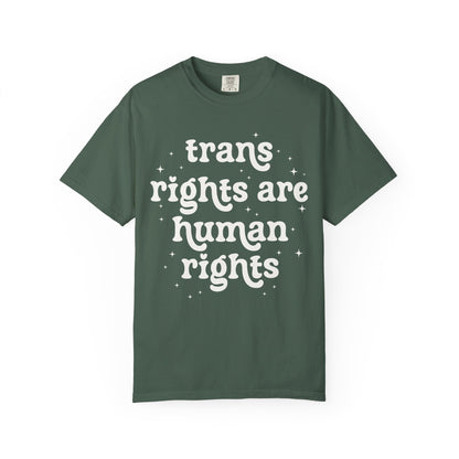 Trans Rights are Human Rights Tee - Starry Skies Austin
