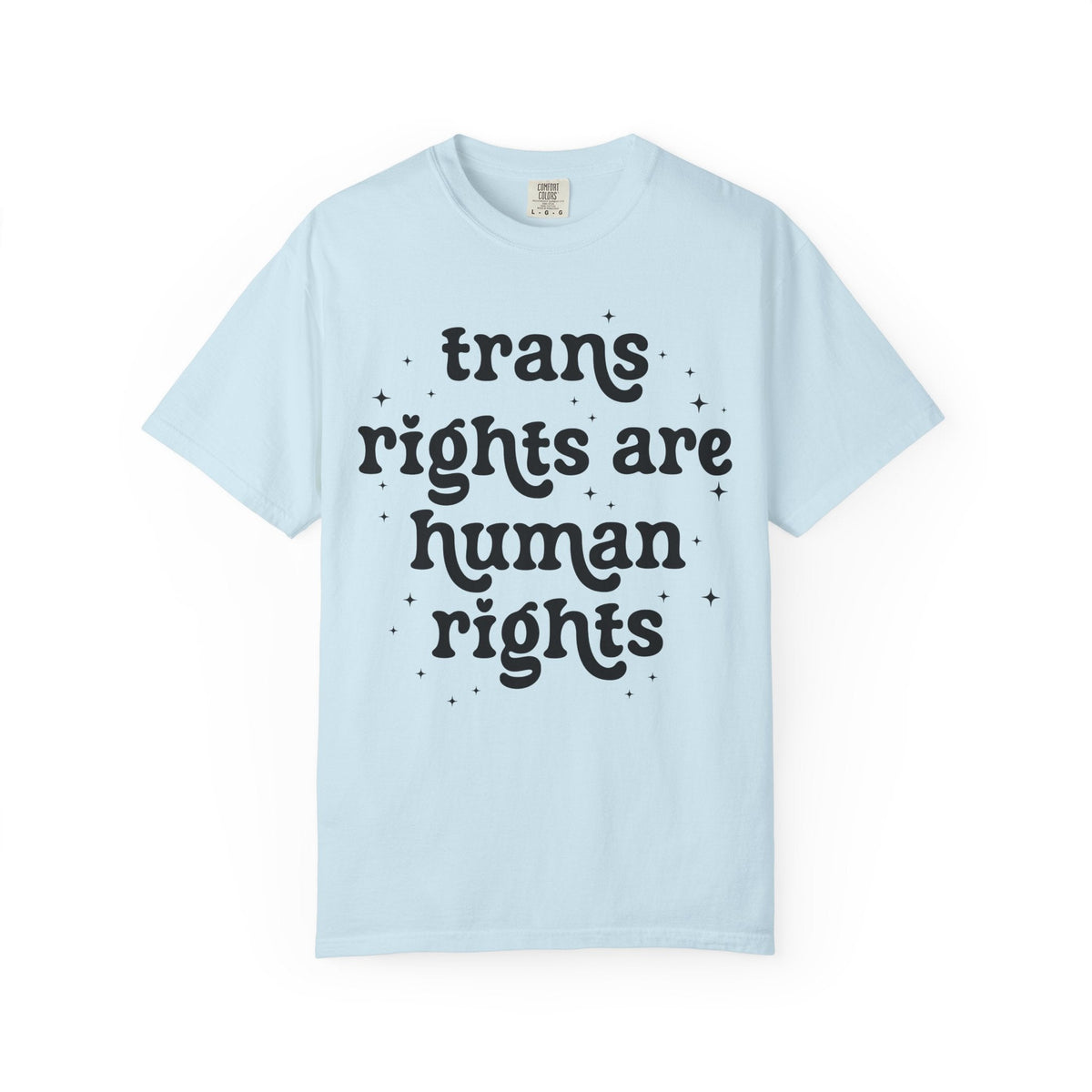 Trans Rights are Human Rights Tee - Starry Skies Austin