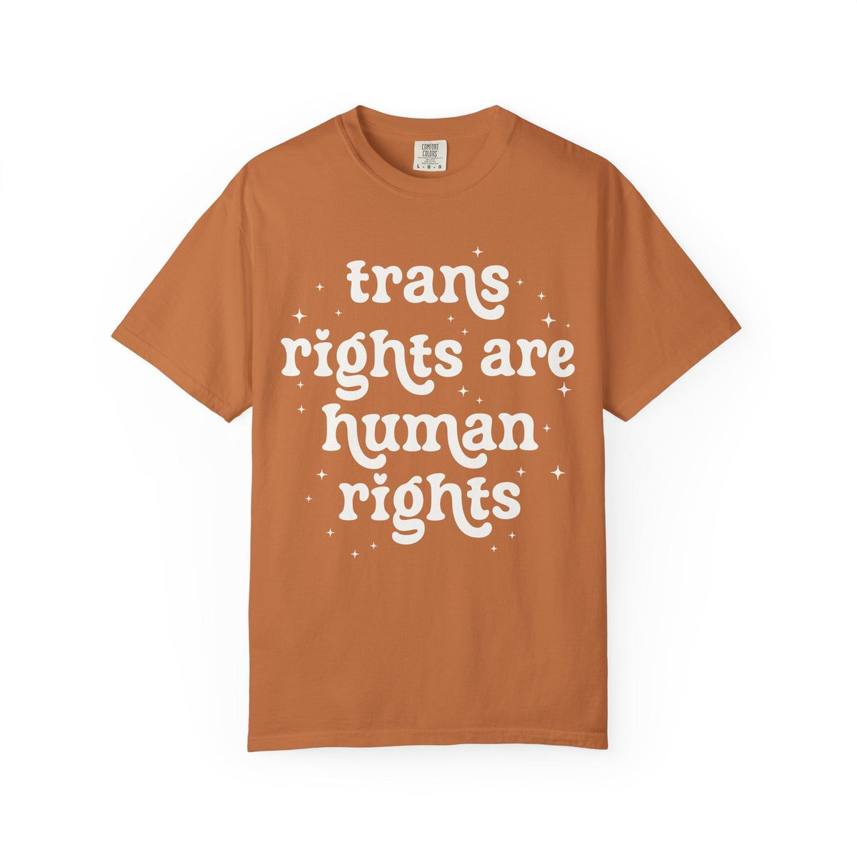 Trans Rights are Human Rights Tee - Starry Skies Austin