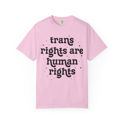 Trans Rights are Human Rights Tee - Starry Skies Austin