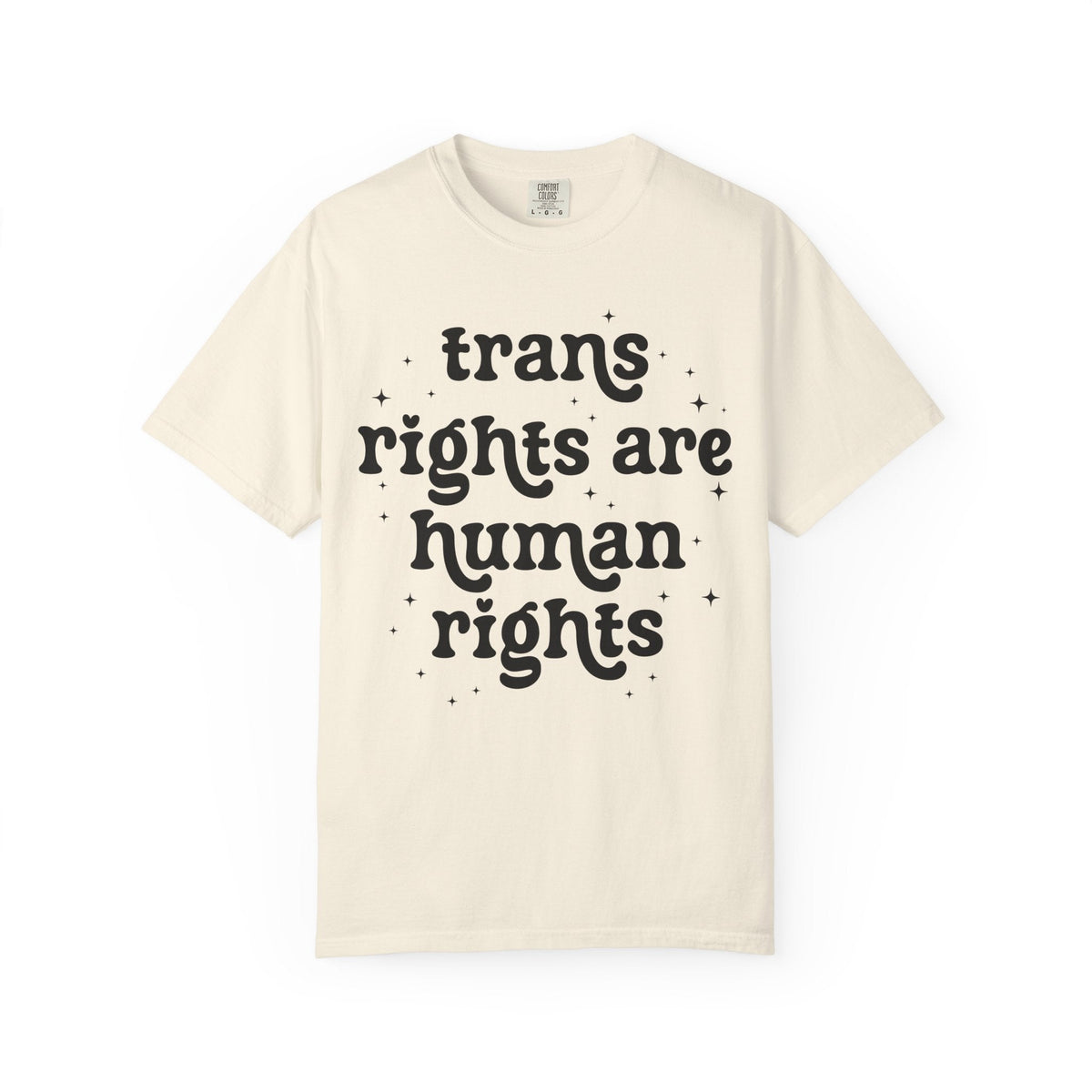 Trans Rights are Human Rights Tee - Starry Skies Austin