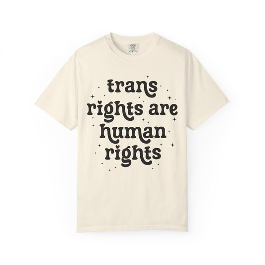 Trans Rights are Human Rights Tee - Starry Skies Austin