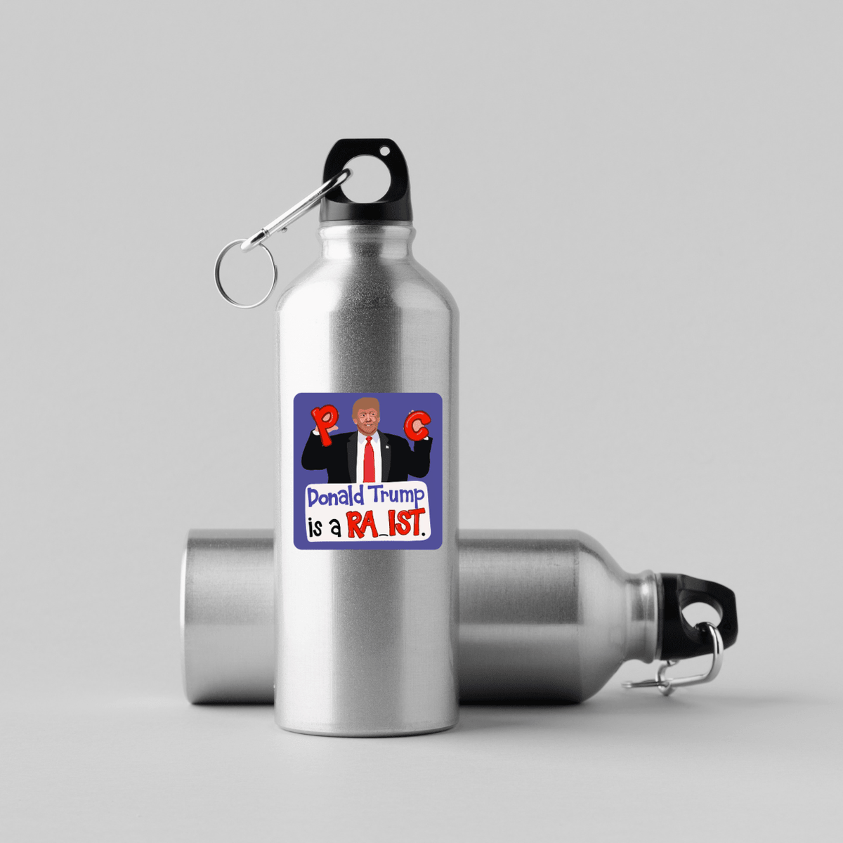 Trump is a Ra_ist Sticker | Anti Trump Sticker | Protest Art | Bold Statement Sticker | Activism Sticker - Starry Skies Austin