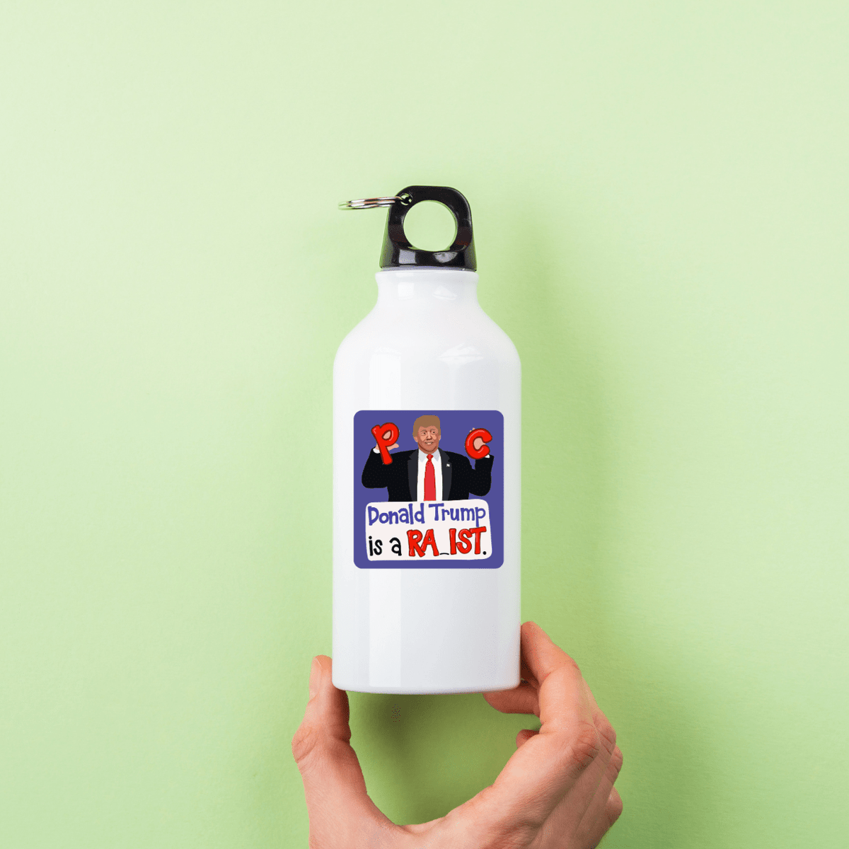 Trump is a Ra_ist Sticker | Anti Trump Sticker | Protest Art | Bold Statement Sticker | Activism Sticker - Starry Skies Austin