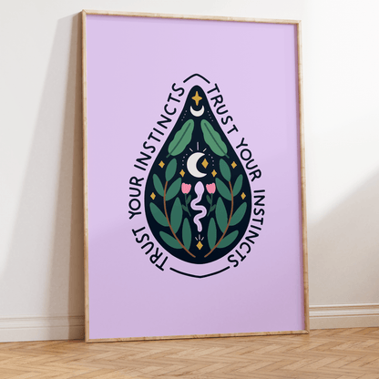 Trust Your Instincts Unframed Art Print - Starry Skies Austin