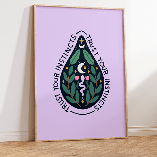 Trust Your Instincts Unframed Art Print - Starry Skies Austin
