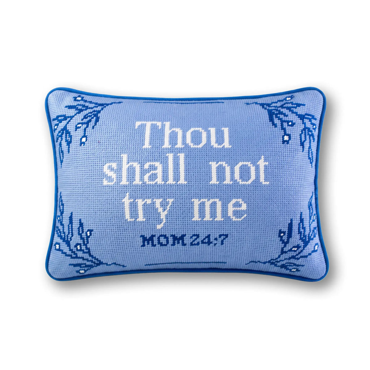 Try Me Needlepoint Pillow - Starry Skies Austin