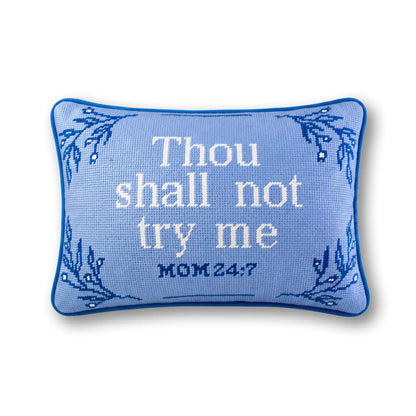 Try Me Needlepoint Pillow - Starry Skies Austin