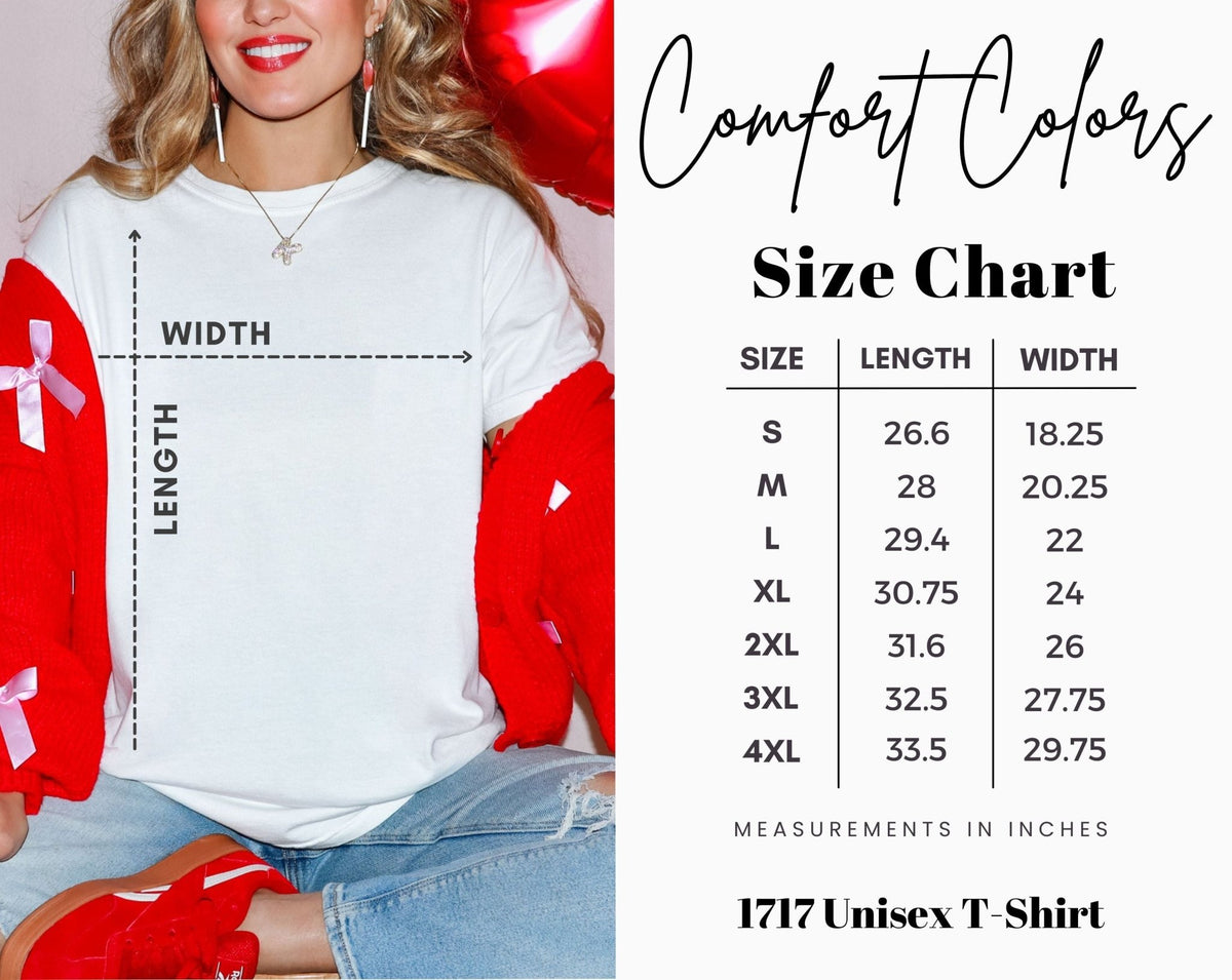 Turn Pages Not Hearts Heavyweight Comfort Colors Shirt - Starry Skies Austin