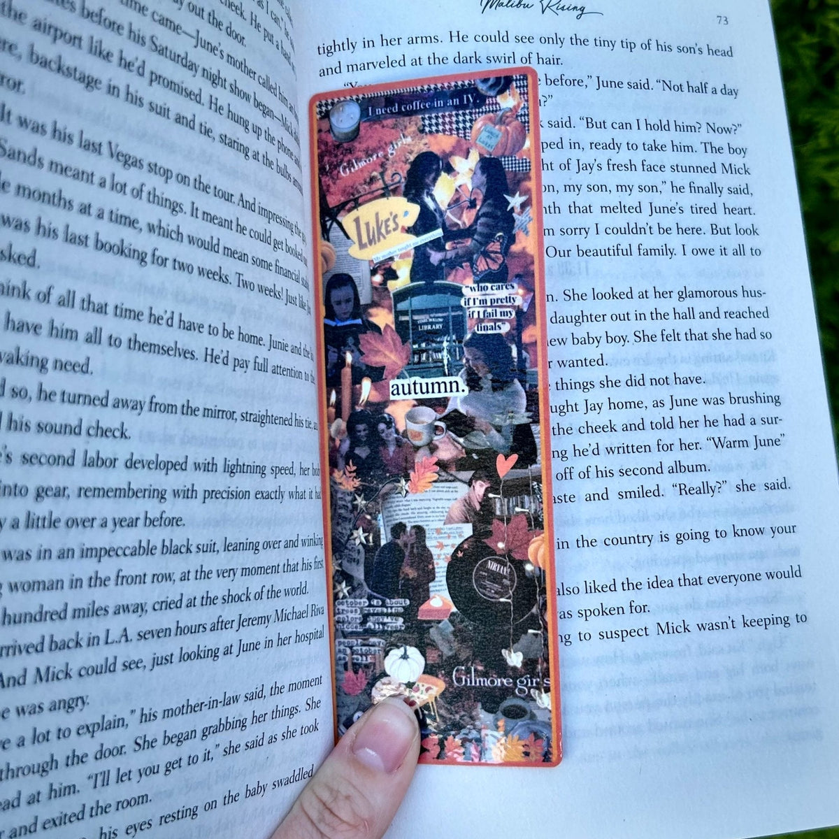 TV Show Fall Collage Bookmark - Starry Skies Austin