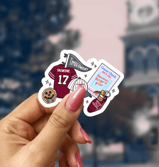 TVD Symbols Star Sparkle Sticker - Starry Skies Austin