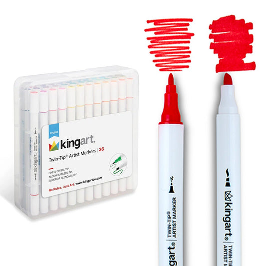 Twin-Tip™ Chisel & Fine Alcohol Markers - 36 Colors - Starry Skies Austin