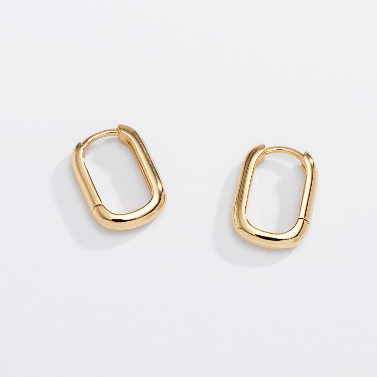 U-Shaped Huggie Hoops - Starry Skies Austin