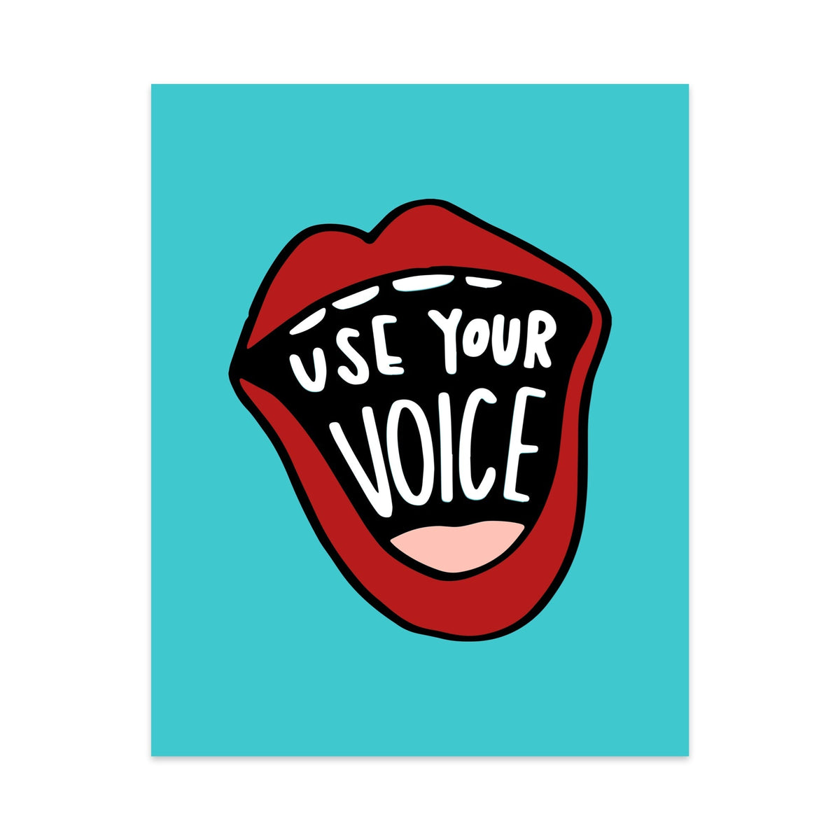 Use Your Voice Unframed Art Print - Starry Skies Austin