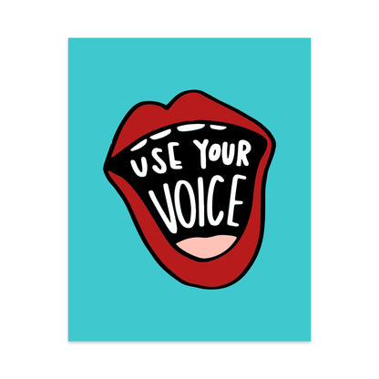 Use Your Voice Unframed Art Print - Starry Skies Austin