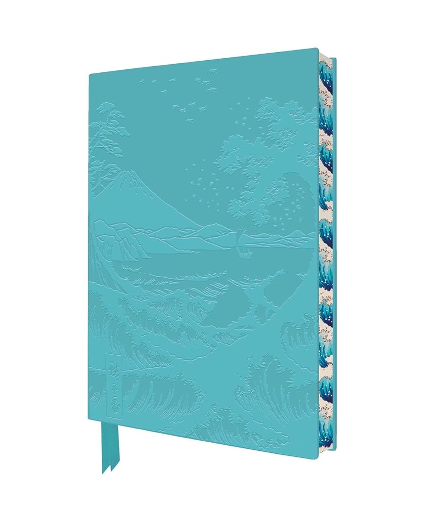 Utagawa Hiroshige: The Sea at Satta Artisan Art Notebook (Flame Tree Journals) (Artisan Art Notebooks) by Flame Tree Studio - Starry Skies Austin