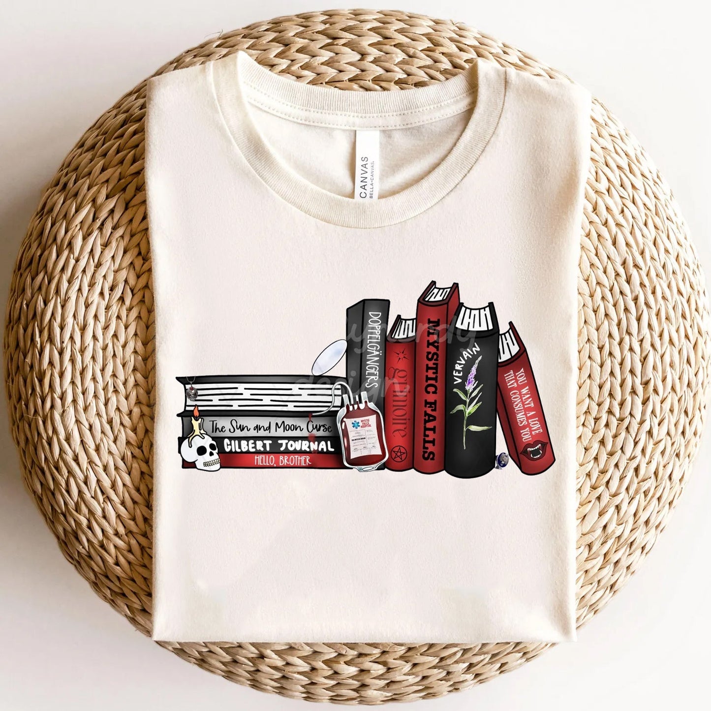 Vampire Diaries Books Graphic Tee - Starry Skies Austin