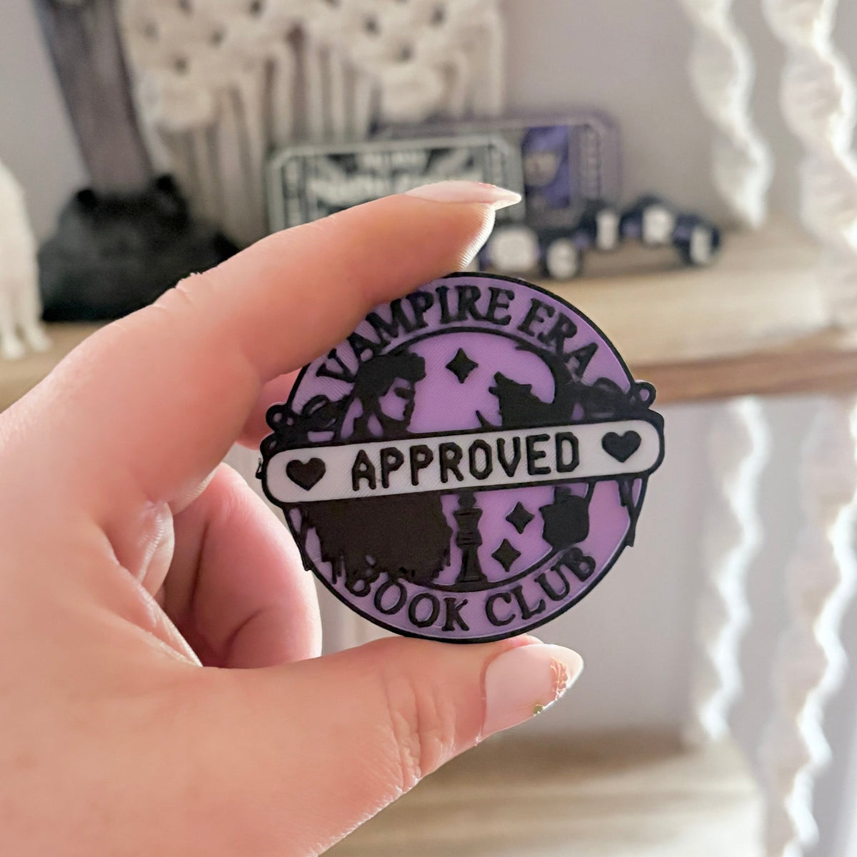 Vampire Era Book Club 3D Printed Collapsible Grip - Starry Skies Austin