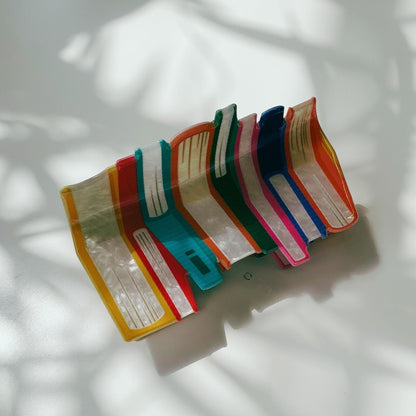 Velvet Claws Stack of Books Hair Clip - Starry Skies Austin