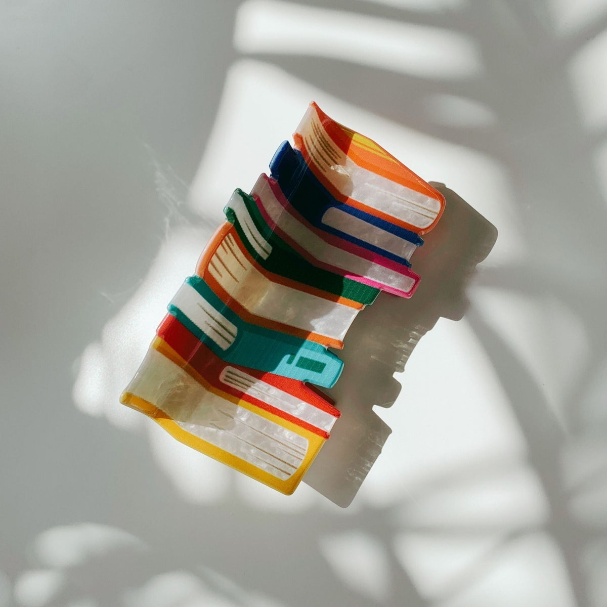 Velvet Claws Stack of Books Hair Clip - Starry Skies Austin