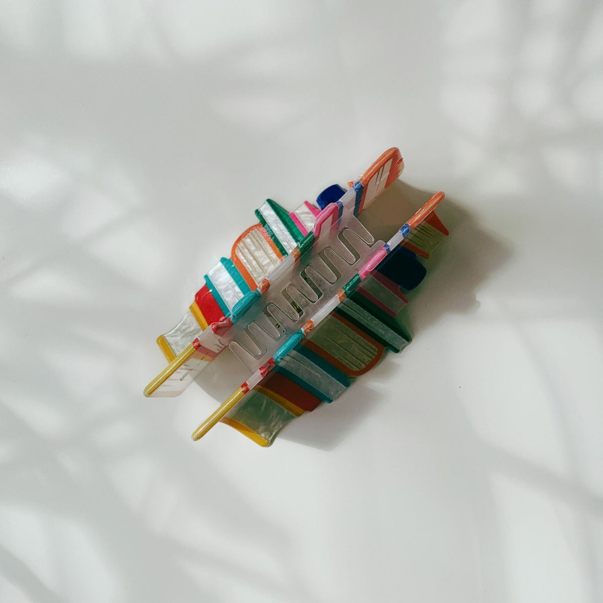 Velvet Claws Stack of Books Hair Clip - Starry Skies Austin