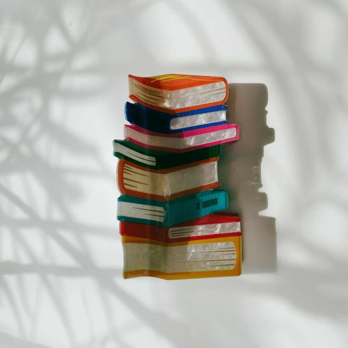 Velvet Claws Stack of Books Hair Clip - Starry Skies Austin