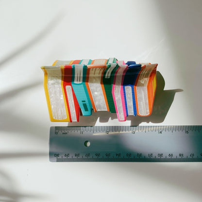 Velvet Claws Stack of Books Hair Clip - Starry Skies Austin