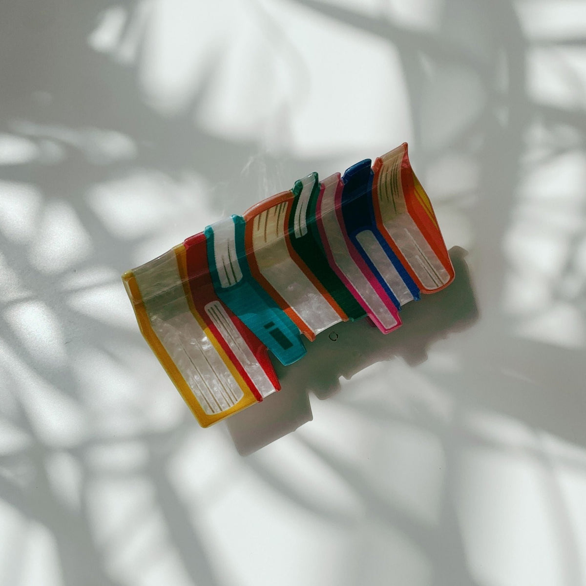 Velvet Claws Stack of Books Hair Clip - Starry Skies Austin