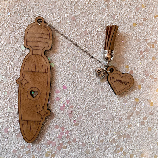 Vibrator, *whimpers* NSFW Wooden Bookmark (Copy) - Starry Skies Austin