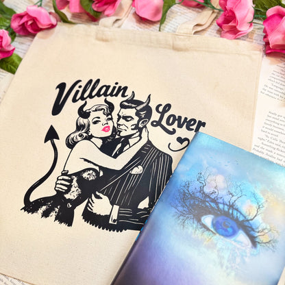 Villain Lover Bookish Canvas Tote Bag - Starry Skies Austin