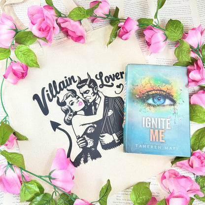 Villain Lover Bookish Canvas Tote Bag - Starry Skies Austin