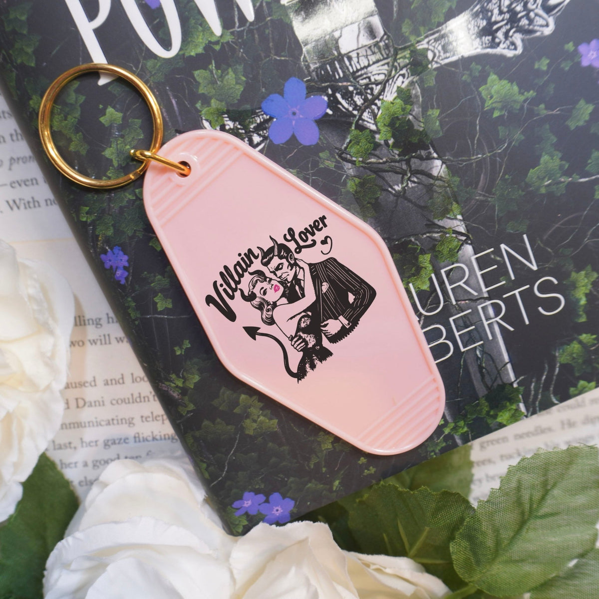Villain Lover Bookish Motel Keychain - Starry Skies Austin