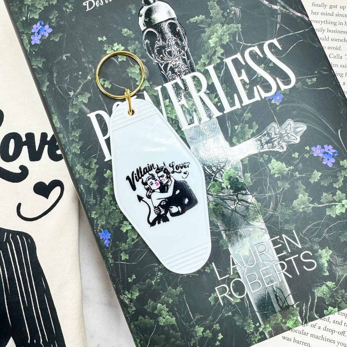 Villain Lover Bookish Motel Keychain - Starry Skies Austin