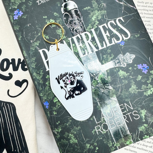 Villain Lover Bookish Motel Keychain - Starry Skies Austin