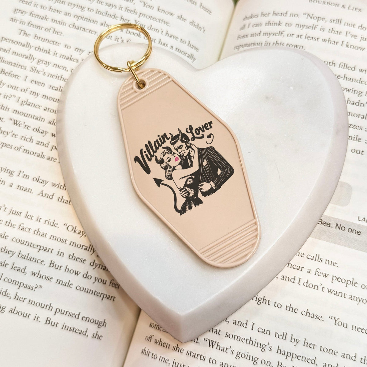 Villain Lover Bookish Motel Keychain - Starry Skies Austin